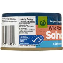 Woolworths Salmon In Springwater