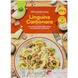 Woolworths Linguine Carbonara Null