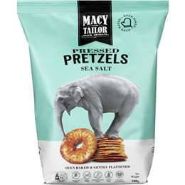 Macy and Tailor Oven Baked Pressed Pretzels Sea Salt
