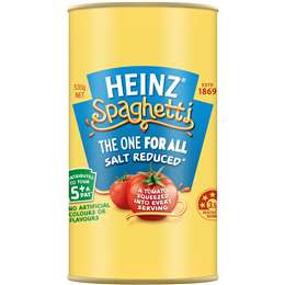 Heinz Spaghetti With Reduced Salt Salt Reduced