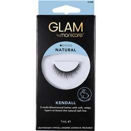 Glam by Manicare Kendall Natural 2 Multi Dimensional Lashes each