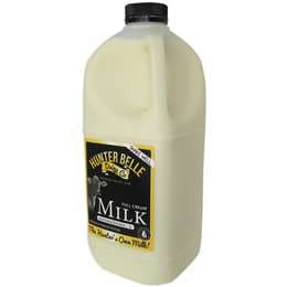 Hunter Belle Dairy Co Full Cream Milk Unhomogenised
