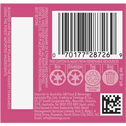 Twinings Strawberry, Raspberry & Loganberry Tea Bags