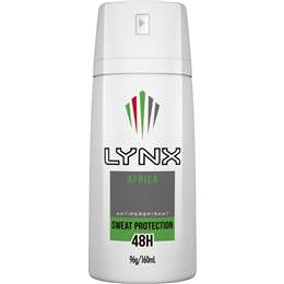 Lynx For Men Antiperspirant Aerosol Deodorant Spray Africa
