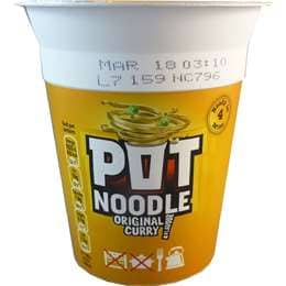 Pot Noodle Original Curry Instant Noodles 90g