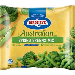 Birds Eye Australian Spring Greens Mix Green Beans Peas & Broccoli