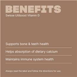 Swisse Ultiboost Vitamin D Capsules For Bone And Muscle Health