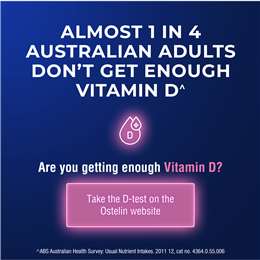 Ostelin Vitamin D 1000iu D3 Capsules For Bone Health + Immunity