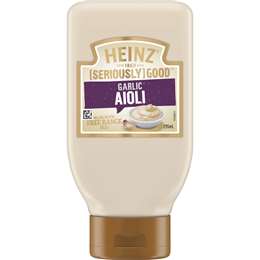 Heinz Seriously Good Garlic Aioli Mayonnaise Mayo