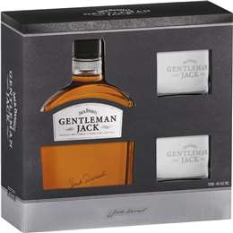 Gentleman Jack Gentleman Jack Tennessee Whiskey & 2 Glasses Gift Pack