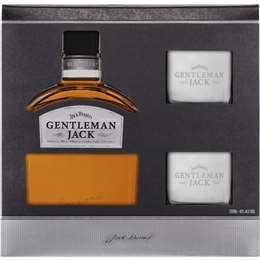 Gentleman Jack Gentleman Jack Tennessee Whiskey & 2 Glasses Gift Pack