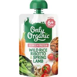 Only Organic Wild Rice Risotto Spring Lamb Wild Rice Risotto Spring Lamb
