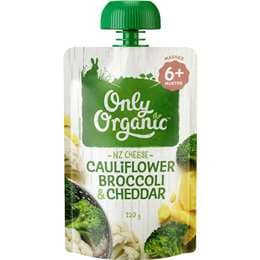 Only Organic Cauliflower Broccoli & Cheddar 120g