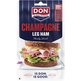 Don Champagne Thinly Sliced Leg Ham 250g