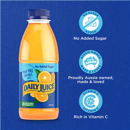 Daily Juice Orange Juice Pulp Free
