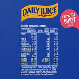 Daily Juice Breakfast 
