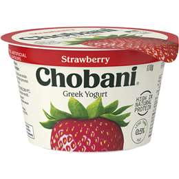 Chobani Strawberry Greek Yogurt 170g