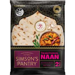 Simson's Pantry Naan Traditional Naan Traditional