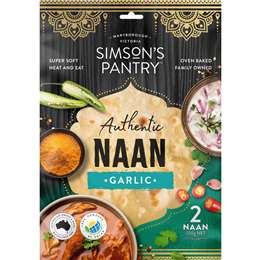 Simson's Pantry Naan Garlic Naan Garlic