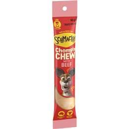 Schmackos Chomp N Chew With Beef Large Dog Treats