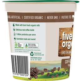 Five:am Organic Coffee Bean Yoghurt