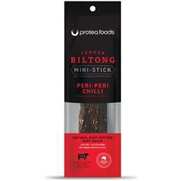Protea Foods Biltong Peri Peri South African Mini Sticks