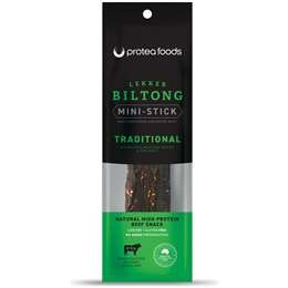 Protea Foods Biltong Traditional South African Mini Sticks