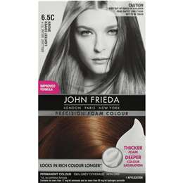 John Frieda Precision Foam 6.5c Lightest Copper Brown Each | Woolworths