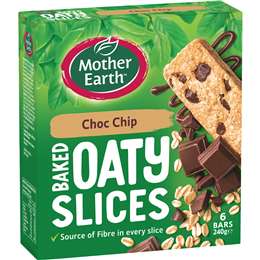 Mother Earth Chocolate Chip Oaty Slice
