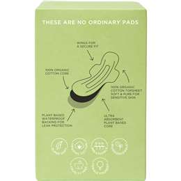 Tom Organic Pads Regular Ultra Thin