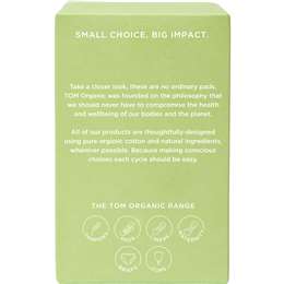 Tom Organic Pads Regular Ultra Thin
