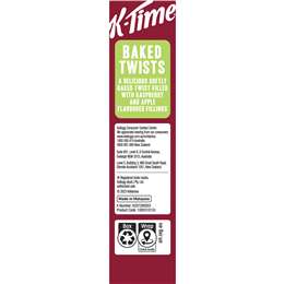 Kellogg's K-time Baked Twists Raspberry & Apple Flavour Snack Bars
