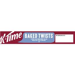 Kellogg's K-time Baked Twists Strawberry & Blueberry Flavour Snack Bars