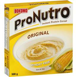 Bokomo Original Instant Protein Cereal Corn & Soy 500g