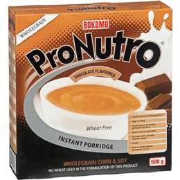 Bokomo ProNutro Chocolate Flavoured Instant Porridge 500g