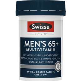 Swisse Men's 65+ Multivitamins Tablets 60 pack