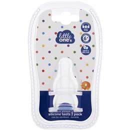Little One's Silicone Teats Fast Flow Fast Flow