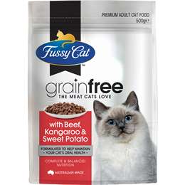 Fussy Cat Grain Free Adult Dry Cat Food Beef & Kangaroo & Sweet Potato