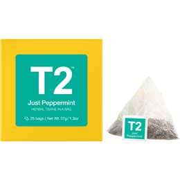 T2 Tea Just Peppermint Herbal Tisane Bags