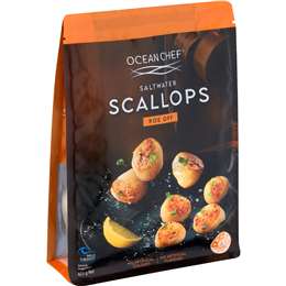 Ocean Chef Saltwater Scallops Roe Off
