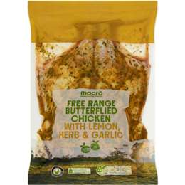 Macro Free Range Chicken Splits Lemon & Garlic