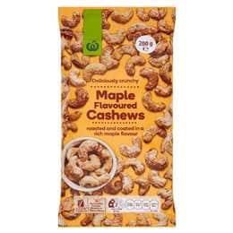 Woolworths Cashews Maple Flavoured