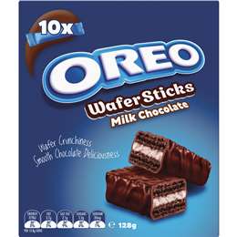 Oreo Milk Chocolate Wafer Stick Biscuits 10 Pack
