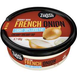 Zoosh French Onion Light Dip 30% Less Fat