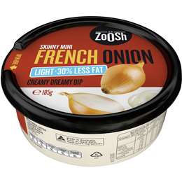 Zoosh French Onion Light Dip 30% Less Fat