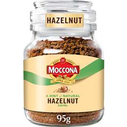 Moccona Freeze Dried Instant Coffee Hazelnut