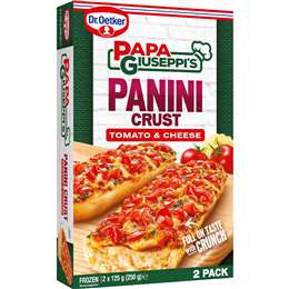 Dr. Oetker Papa Giuseppi's Frozen Panini Snack Tomato & Cheese