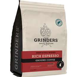 Grinders Coffee Rich Espresso Ground Coffee