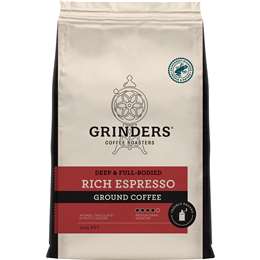 Grinders Coffee Rich Espresso Ground Coffee