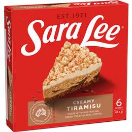 Sara Lee Tiramisu